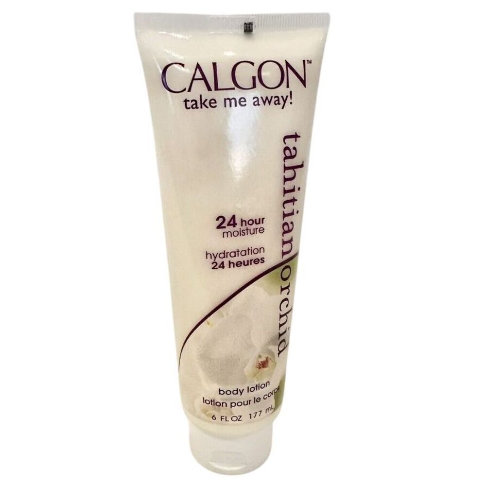 Calgon Take Me Away! Tahitian Orchid Body Lotion 6 oz 177 mL 24‎ Hour Moisture